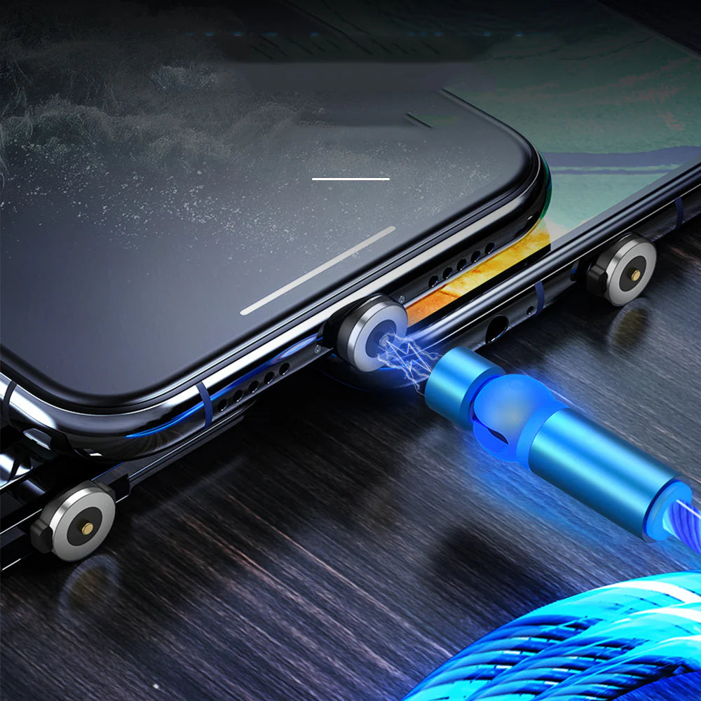 Twisted round Magnetic Charging Cord