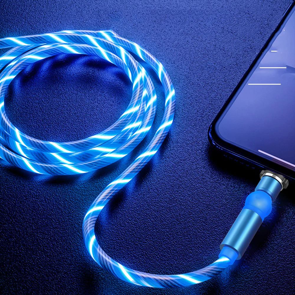 Twisted round Magnetic Charging Cord