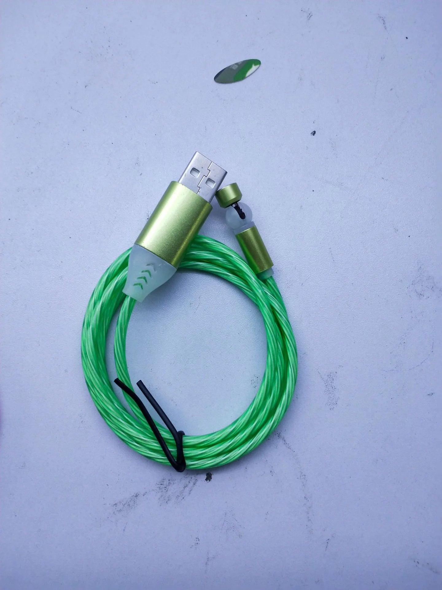 Twisted round Magnetic Charging Cord