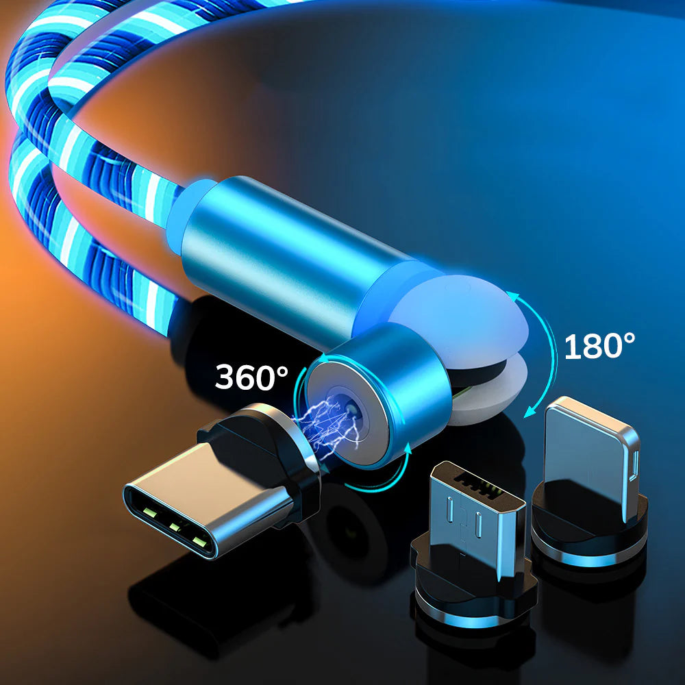 Twisted round Magnetic Charging Cord